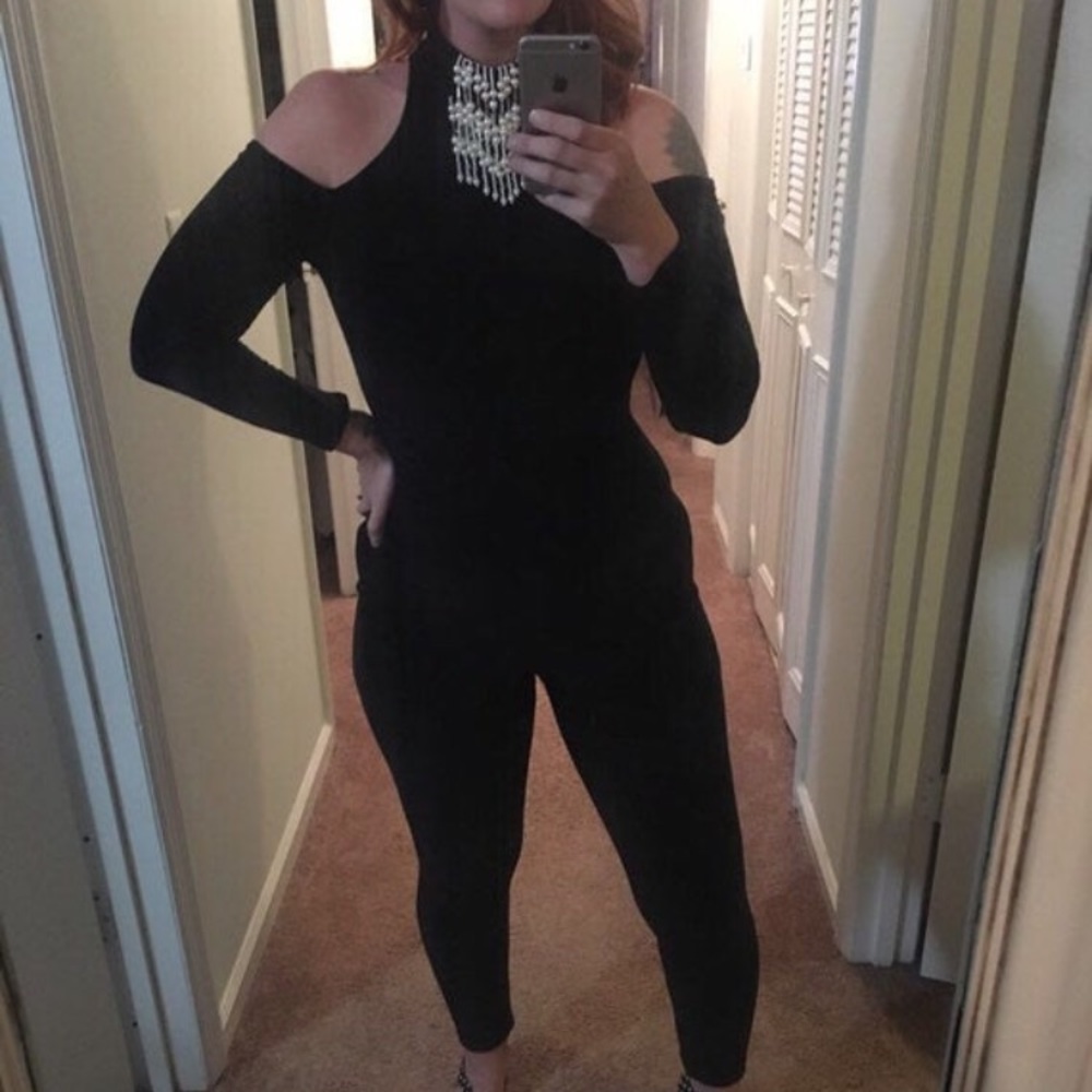 Vintage Gunne Sax velvet catsuit